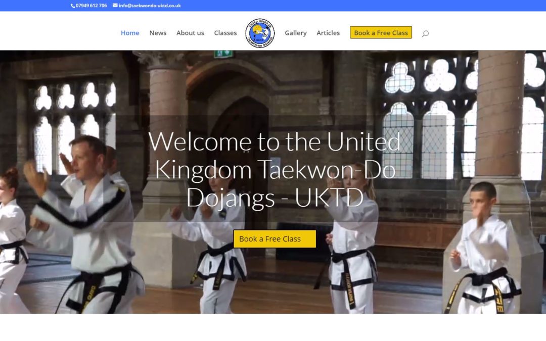 Martial Arts School Website
